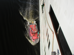 Foto: Lotsenwechsel Rüsterbergen Foto: Lotsenwechsel Rüsterbergen