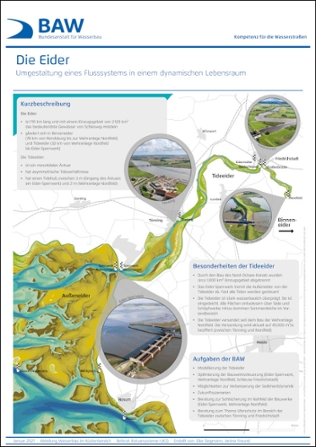 Poster: Die Eider - Die Umgestaltung eines Flusssystems in einem dynamischen Lebens