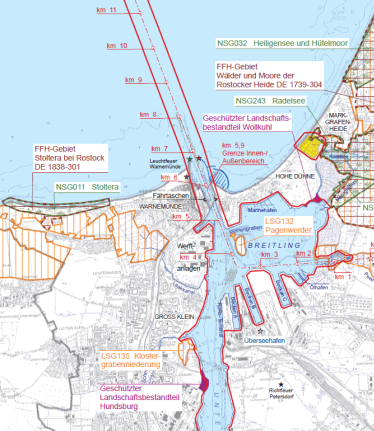 Karte 2 Schutzgebiete Umweltrisikoeinschätzung Karte 2 Schutzgebiete Umweltrisikoeinschätzung
