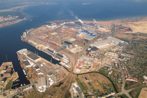 Das Foto zeigt den Hafen Wismar Das Foto zeigt den Hafen Wismar