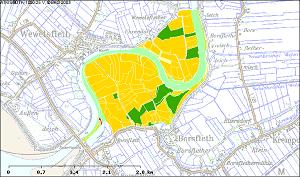 Beispielbild mit geladenem Kompensationsgebiet Beispielbild mit geladenem Kompensationsgebiet