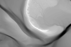 Bild: Foto zeigt digitales Geländemodell Bild: Foto zeigt digitales Geländemodell